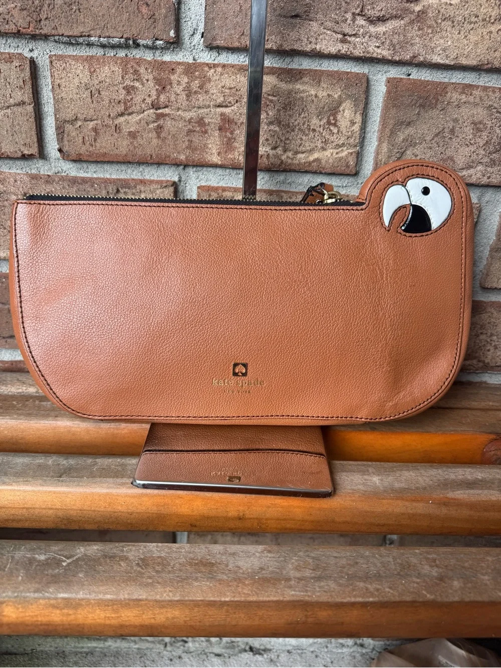 Kate Spade New York Macaw Parrot Cay Clutch Wristlet